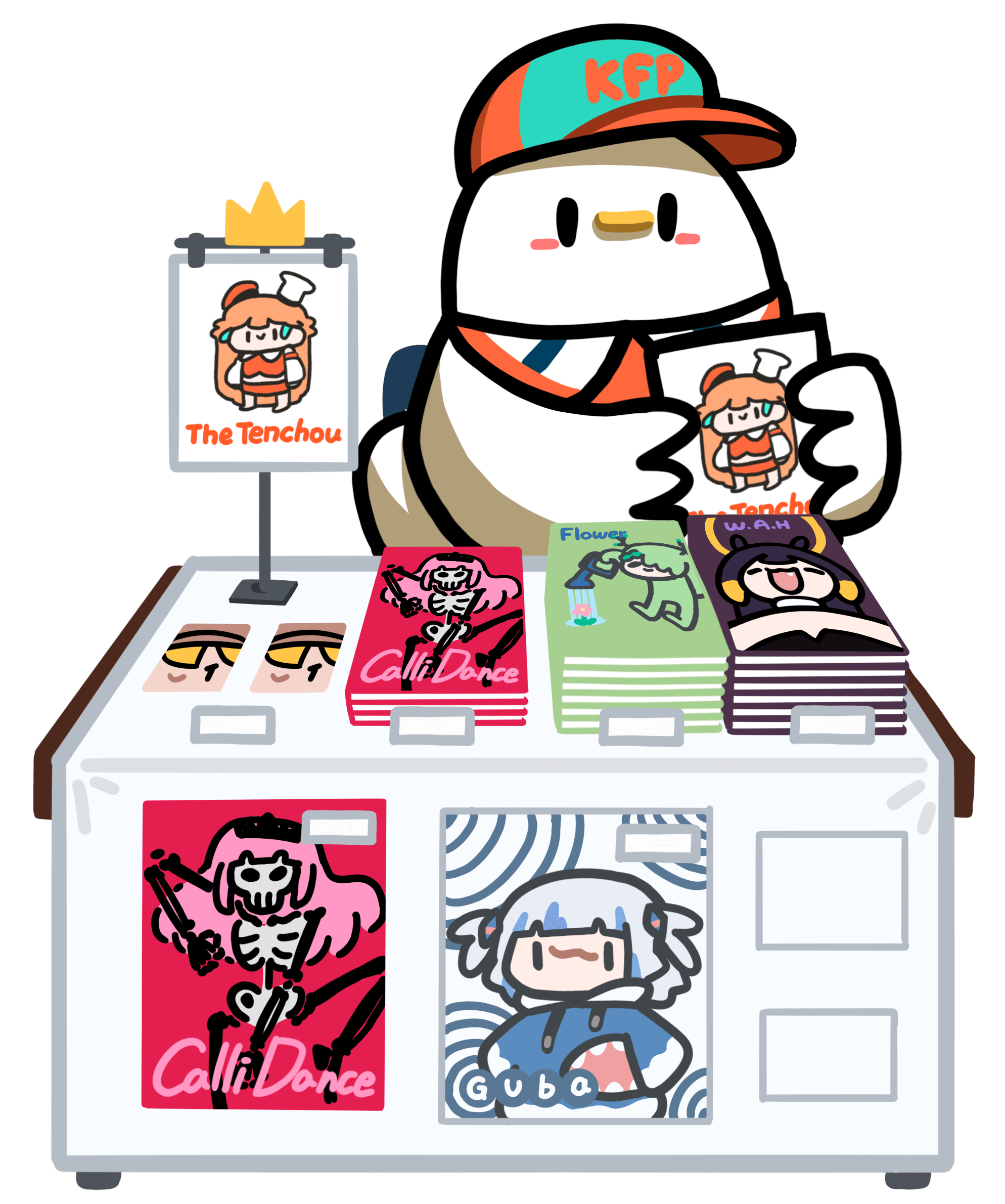 Fan Booth Illustration by Pungson Mori